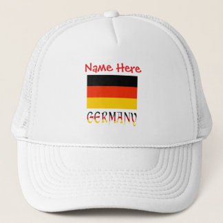 Casquette Germany and German Flag Personalized  Trucker Hat