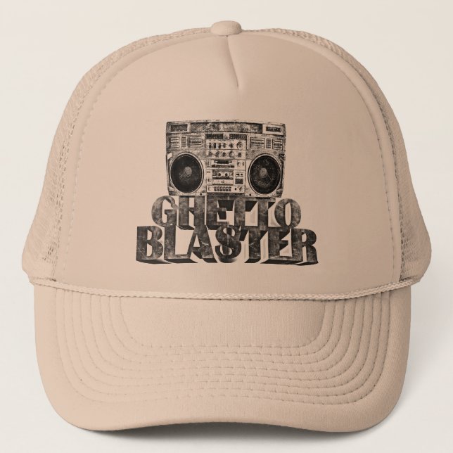 CASQUETTE GHETTO BLASTER (Devant)