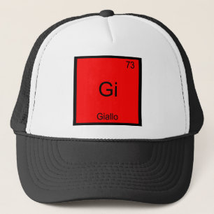 Casquette Gi - Giallo T-shirt symbole de chimie Funny