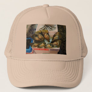 Casquette Giant Mussels Tsukiji Fish Market, Tokyo, Japan