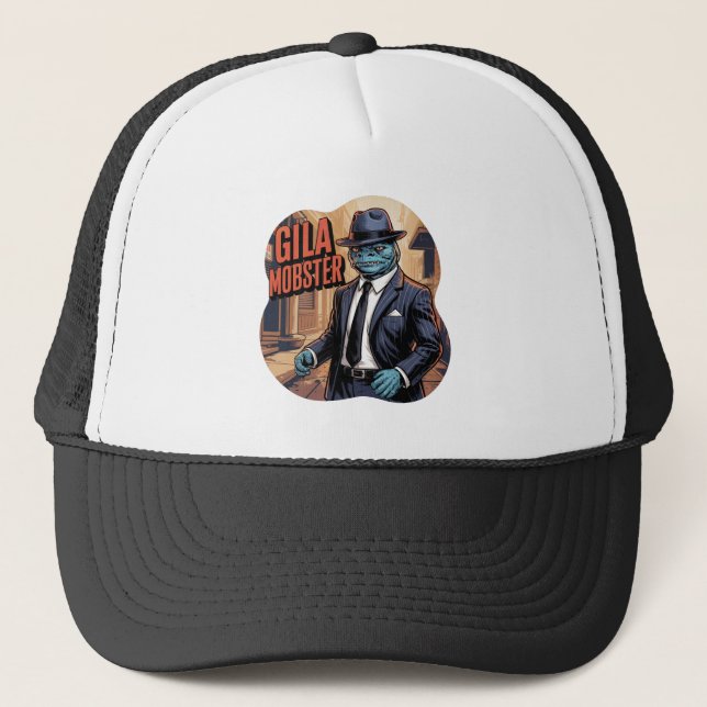 Casquette Gila Mobster Illustration Combo Créature Drôle (Devant)