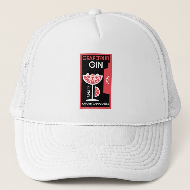 Casquette Gin rose (Devant)