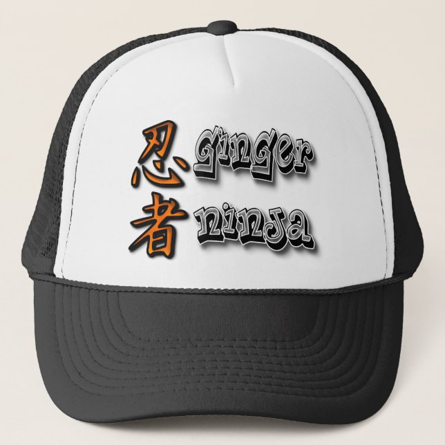 Casquette Gingembre Ninja (Devant)