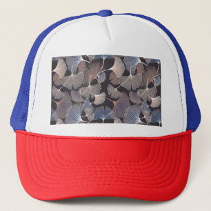 Casquette Ginkgo feuilles : élégant motif naturel.