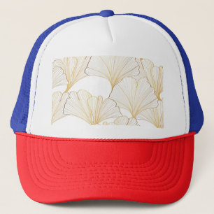 Casquette Ginkgo Gold : Arrangement de feuille luxueux