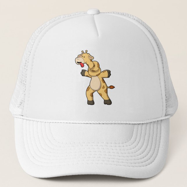 Casquette Girafe avec un nœud dans le cou (Devant)