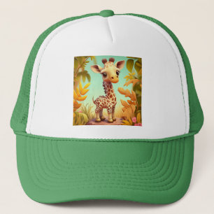 Casquette Girafe Bébé Mignon Tropical Dessin Animé-37560