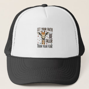 Casquette Girafe de foi Design de chemise vintage inspirant_