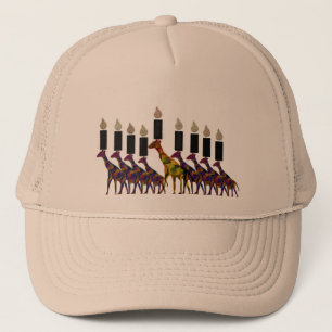 Casquette Girafe Hannukah Menorah