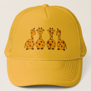 Casquette Girafe mignonne, animal sauvage