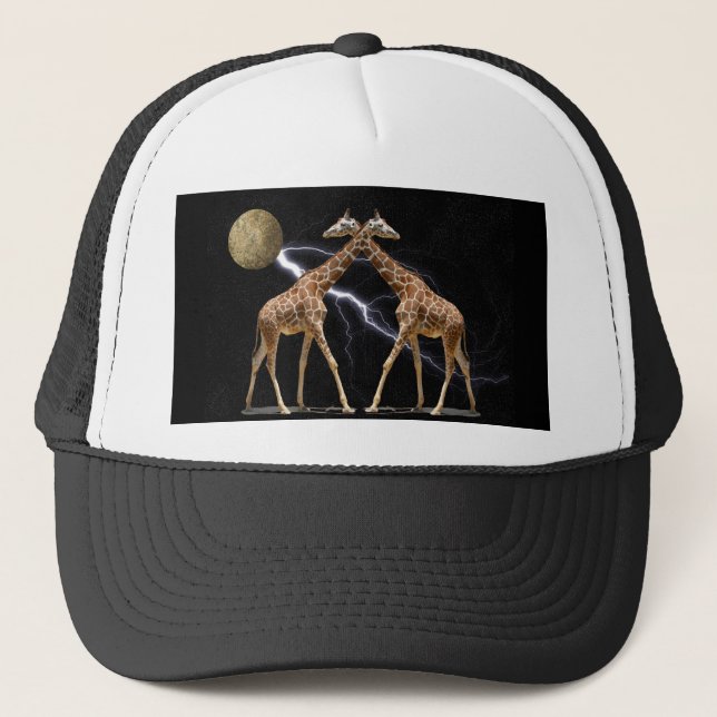 CASQUETTE GIRAFES COSMIQUES 2 (Devant)