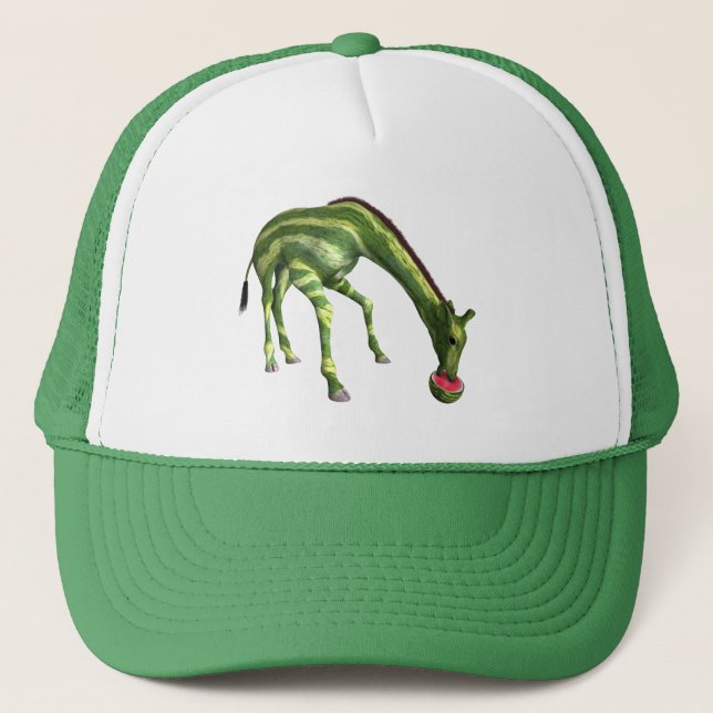Casquette Giraffe Manger de la pastèque (Devant)
