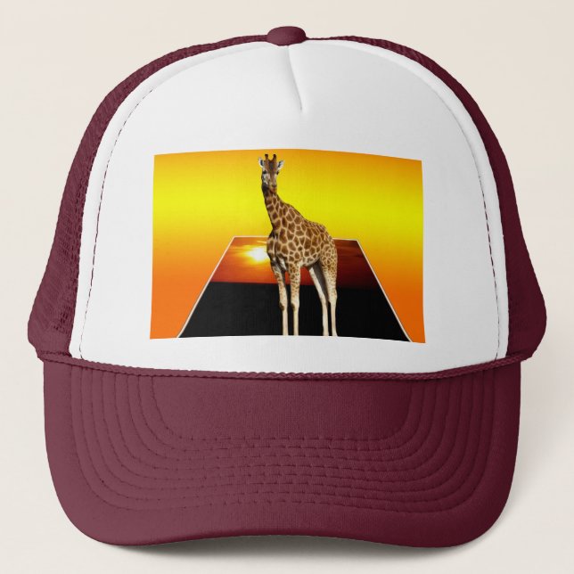 Casquette Giraffe Sunshine Pop Out Art, (Devant)