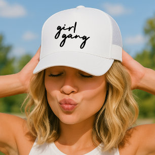 Casquette Girl Gang Élégante puissance féminine féministe