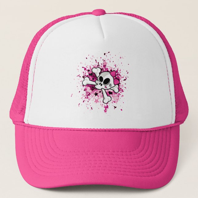 Casquette Girlie Skull (Devant)