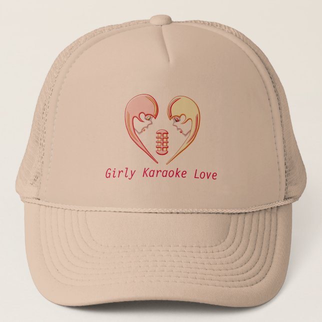 Casquette Girly BFF Karaoke Love Heart (Devant)