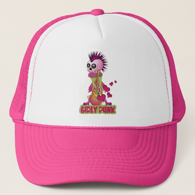 Casquette Girly Punk Rocker (Devant)