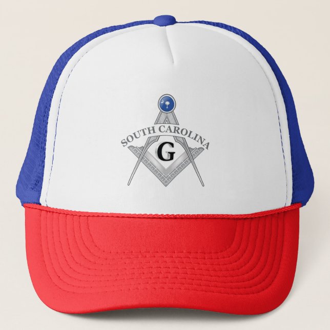 Casquette Gîte de franc-maçonnerie de l'état de Caroline du  (Devant)
