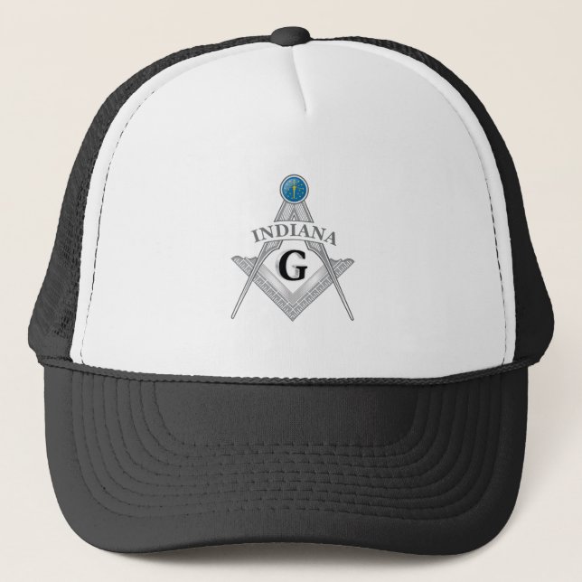 Casquette Gîte de franc-maçonnerie de l'état de l'Indiana (Devant)