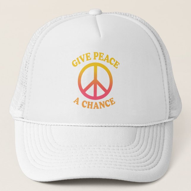 Casquette 'Give Peace a Chance' Cap (Devant)