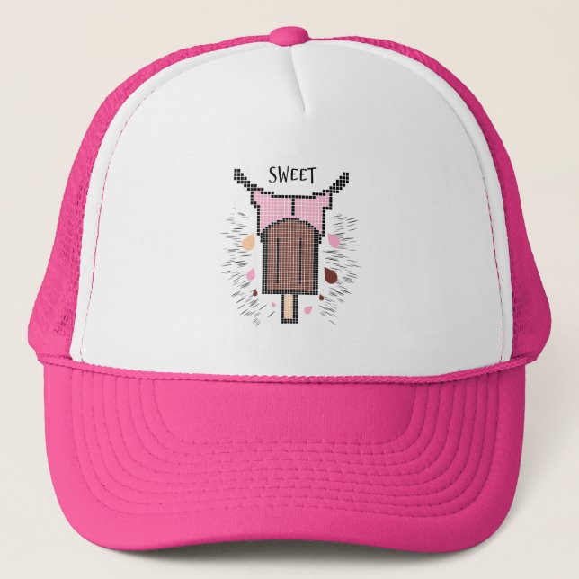 Casquette Glace et langue  (Devant)