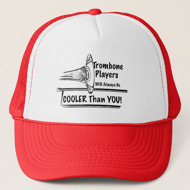 Casquette Glacière de musicien de trombone que vous (Devant)