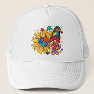 Casquette Gnome mignonne, tournesol et Sensibilisation sur l