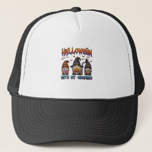 Casquette Gnomes d'Halloween Trois Gnomes Chapeau de Sorcièr