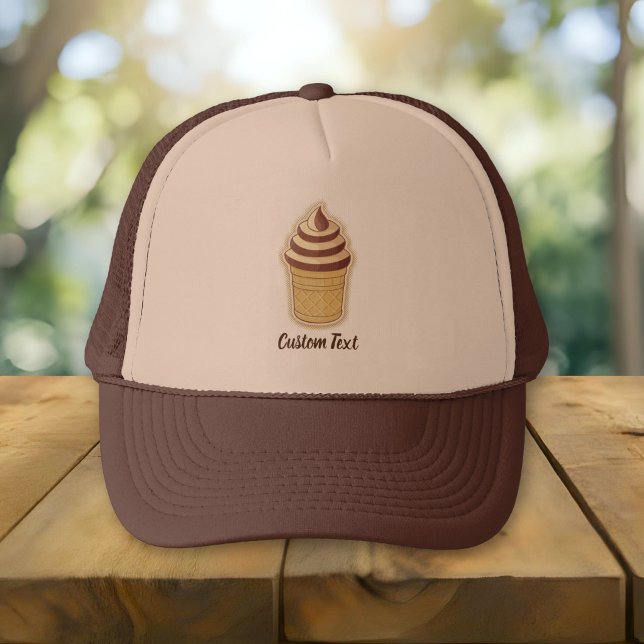 Casquette Gobelet de glace à deux parfums (Créateur téléchargé)
