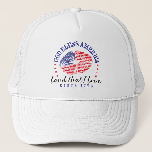 Casquette God Bless America - Cap (Devant)