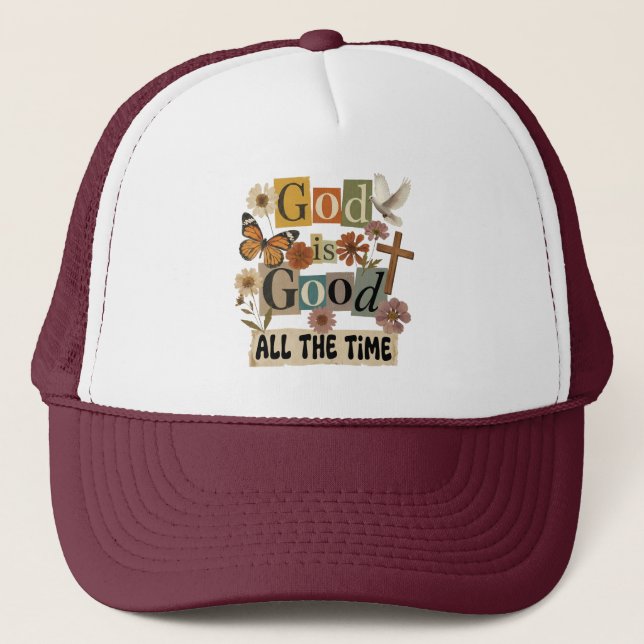 Casquette God Is Good All The Time (Devant)