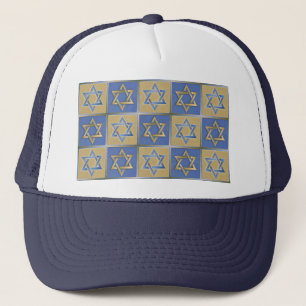 Casquette Gold Blue Star de David Art Panels