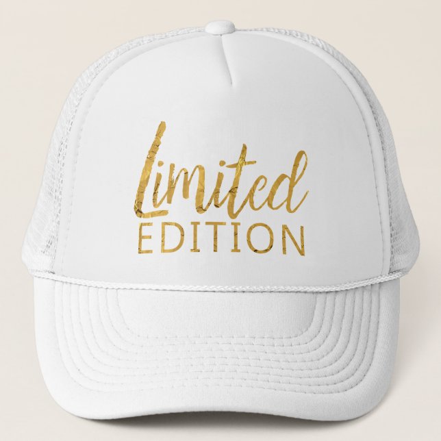 Casquette Gold Edition limitée (Devant)