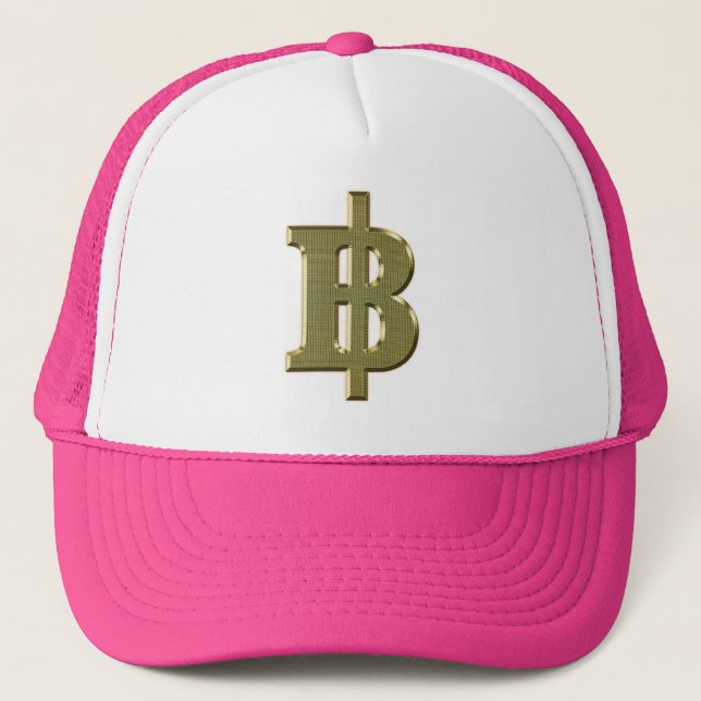 Casquette GOLDEN BAHT SIGNER ฿ devises thaïlandaises ฿ (Devant)