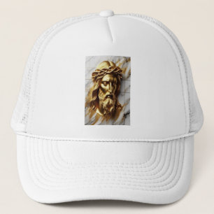Casquette Golden Jesus Une présence divine en marbre