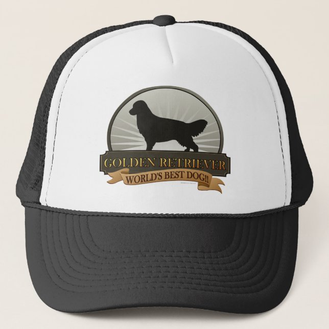 Casquette Golden retriever (Devant)