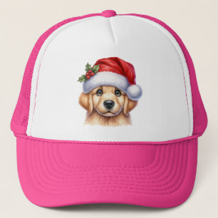 Casquette Golden Retriever Chien avec le Père Noël Style-825