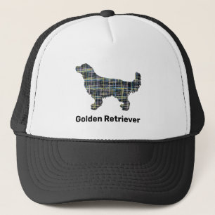 Casquette Golden Retriever mignon Chien Grille Silhouette Pe