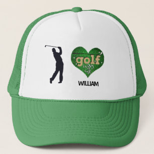 Casquette GOLF de silhouette masculine personnalisée