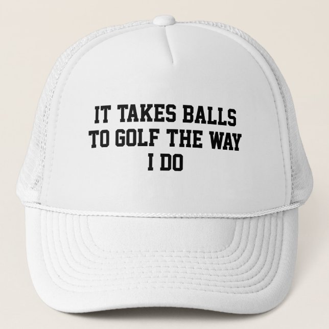 Casquette Golf drôle pour hommes (Devant)