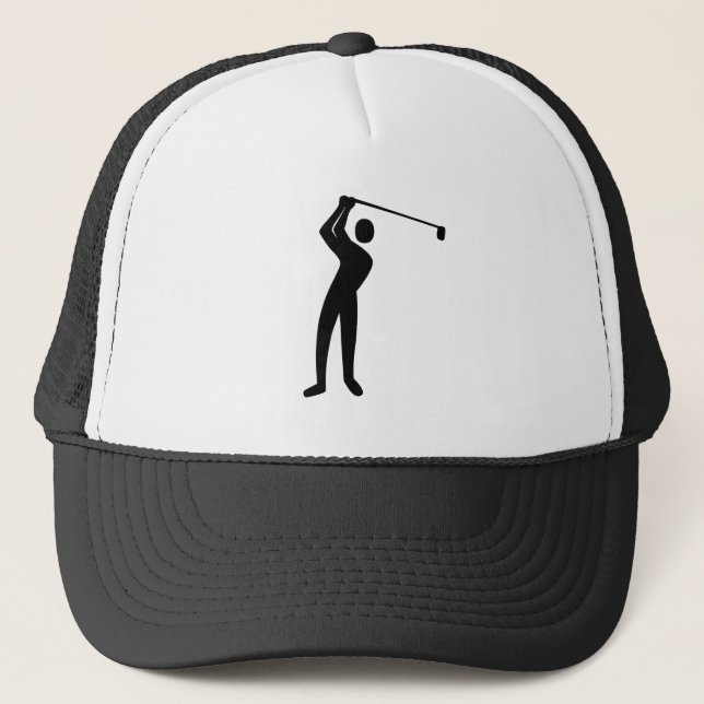 Casquette Golf - Noir (Devant)