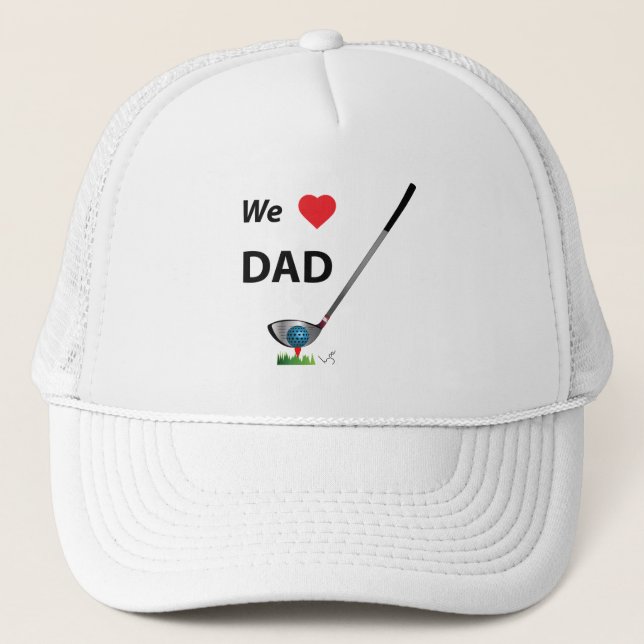 Casquette GOLF- Nous aimons papa, Golf Cool (Devant)