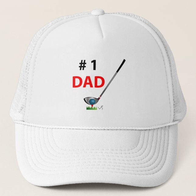 Casquette GOLF Numéro Un papa, Golf Cool (Devant)