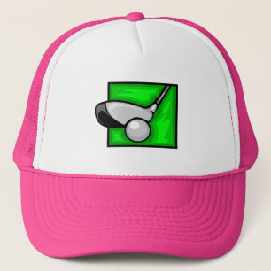 Casquette Golf rose