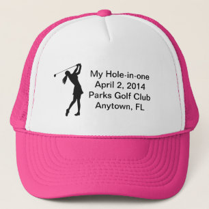Casquette Golf Trou-dans-un la commémoration personnalisabl