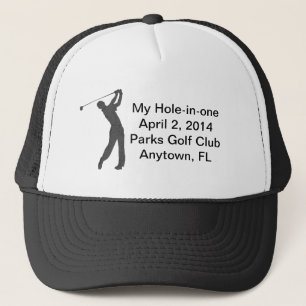 Casquette Golf Trou-dans-un la commémoration personnalisabl
