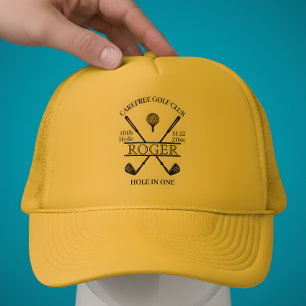 Casquette Golf Trous En Un Souvenir