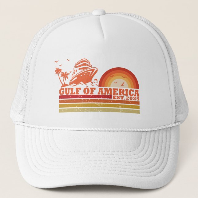 Casquette Golfe d'Amérique patriotique vintage-américaine (Devant)