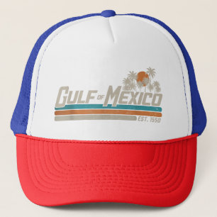 Casquette Golfe du Mexique Est 1550 Rétro Plage Vintage