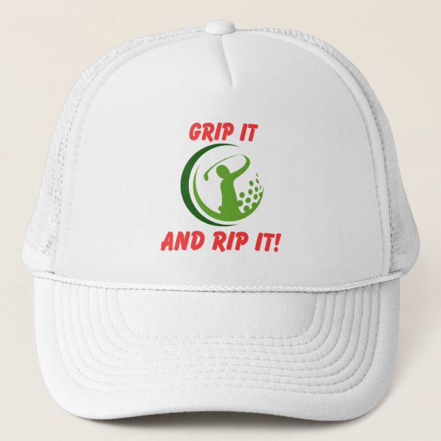 Casquette Golfe Infusion "Saisissez-le Et Déchirez-le!" Golf (Devant)